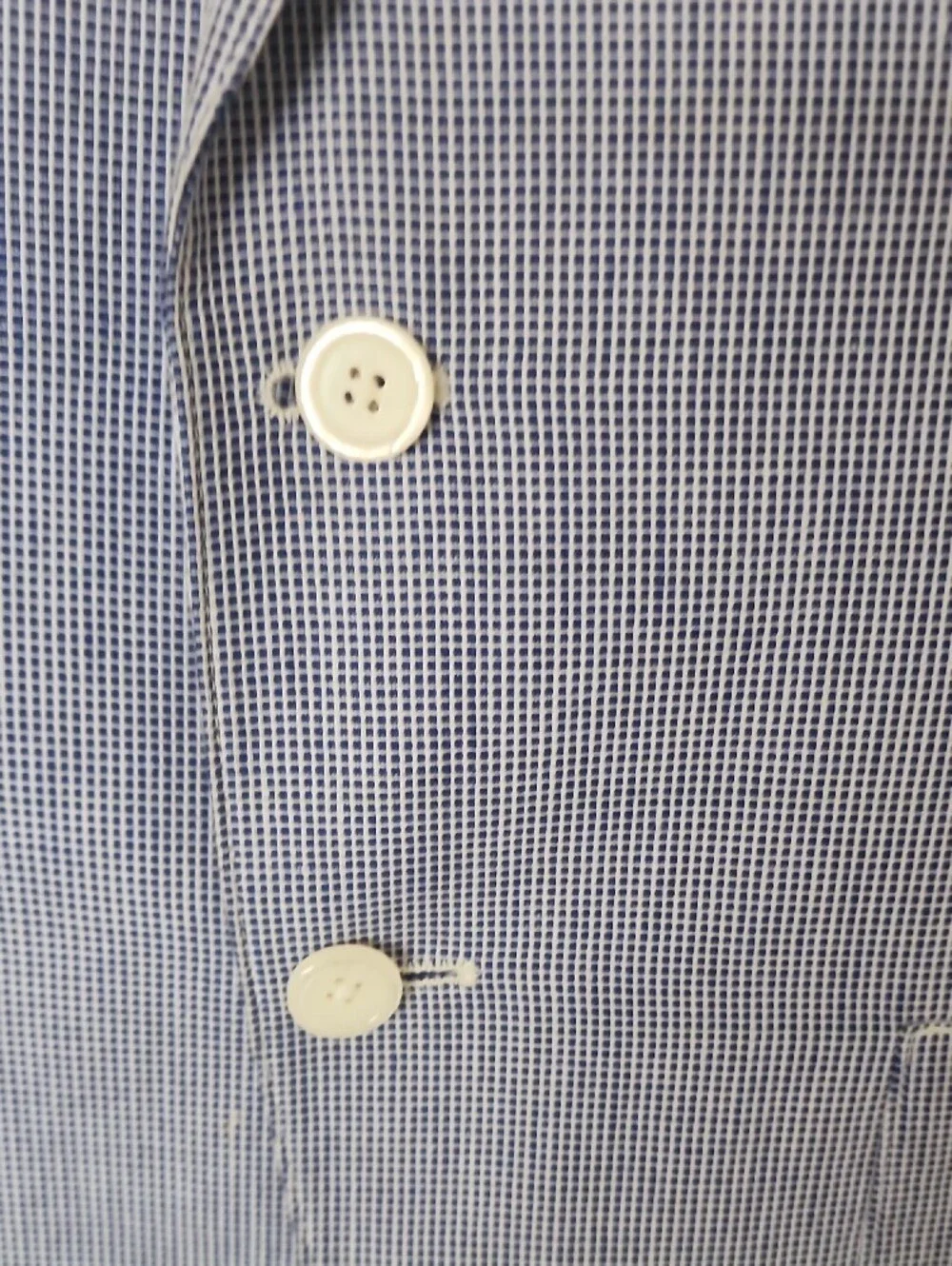 Men's Light Blue Two-Button Notch Lapel Blazer
